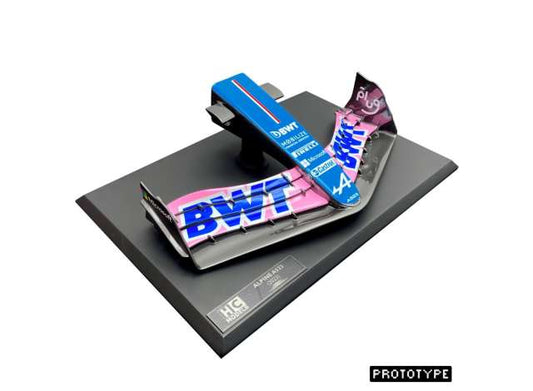 Pre-Order – 2023 Alpine A523 *Nosecone*, pink/blue 1:8 OttOmobile Miniatures Model (HC809201) – ETA. September 2026