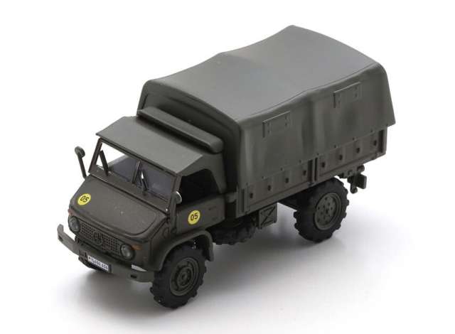 Available To Order – Mercedes Benz Unimog S404 German Army, green 1:87 Schuco Model (SCHUCO26805)