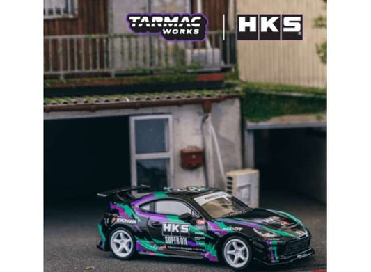 1/64 TARMAC T64G038BK HKS TOYOTA GR86