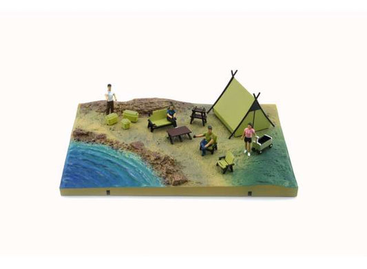 Diorama City Camp Side green Version. 1:64 BM Creations Model