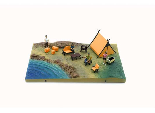 Diorama City Camp Side orange Version. 1:64 BM Creations Model