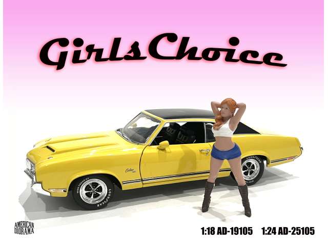 Pre-Order – Girls Choice 5 1:18 American Diorama Model (AD19105) – ETA. September 2026
