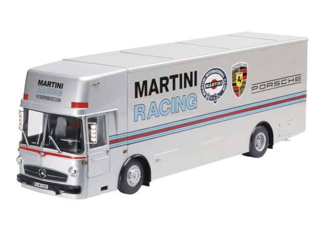 Pre-Order – Mercedes Benz O317 *Martini*, silver 1:18 Schuco Model (schuco00621) – ETA. September 2026