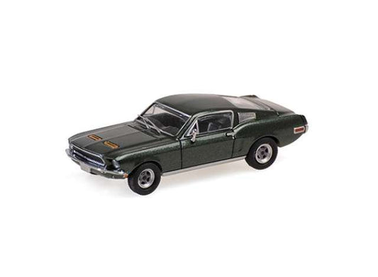 Pre-Order – 1968 Ford Mustang Fastback 2+2, dark green 1:87 Minichamps Model (mc870084120) – ETA. July/August 2026