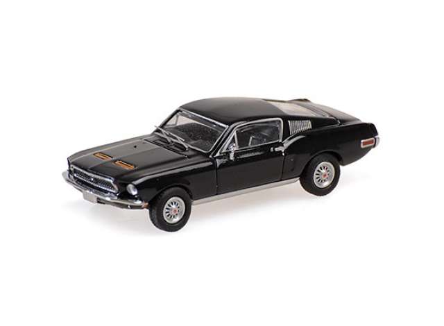 1968 Ford Mustang Fastback 2+2, black 1:87 Minichamps Model (MC870084122) – ETA. October / November 2026