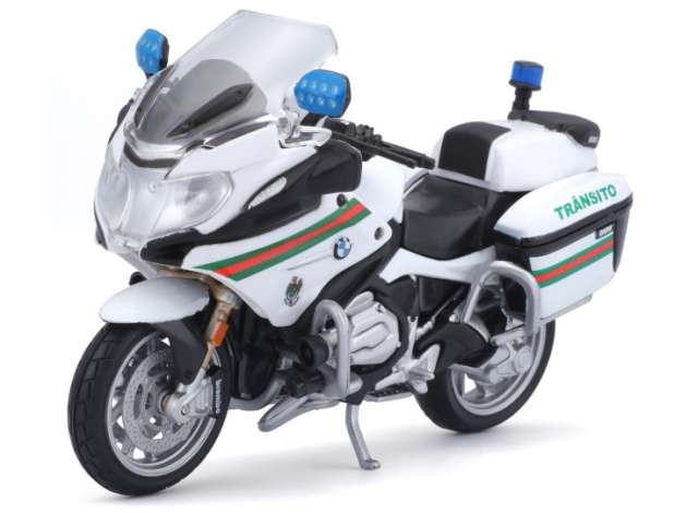 Pre-Order – BMW R1200 RT *Brigada De Transito* Portugal, white/green/orange 1:18 Maisto Model (mai15953P) – ETA. September 2026