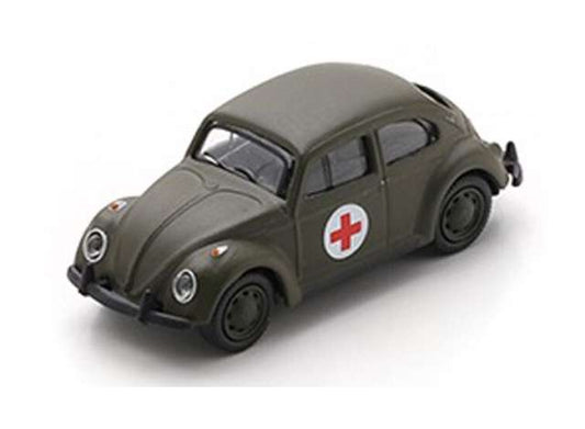 Volkswagen Kever German Army Medic Unit, green 1:87 Schuco Model