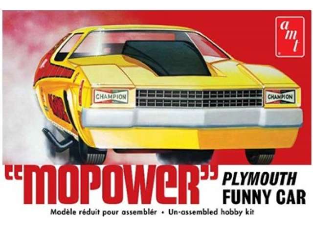 *Mopower* Plymouth Funny Car, plastic modelkit 1:25 AMT Model