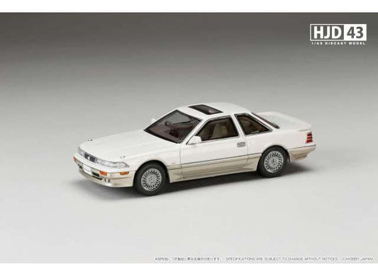Pre-Order – Toyota Soarer 3000 Twincam 24 GT-Limited Air Suspension (MZ21), crystal white toning II 1:43 Hobby Japan Model (HJD432004CW) – ETA. July/August 2026