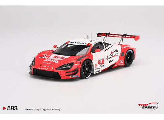 Pre-Order – 2024 McLaren 720S GT3 EVO #9 PFAFF Motorsport Course De Monterey, red/white 1:18 Top Speed Model (TS0583) – ETA. September 2026