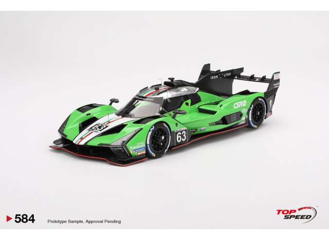 Pre-Order – 2024 Lamborghini SC63 #63 Iron Lynx Sering 12hrs, green/black 1:18 Top Speed Model (TS0584) – ETA. September 2026