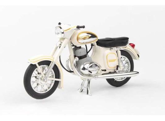 1966 Jawa 350 Automatic, white 1:18 Abrex Model