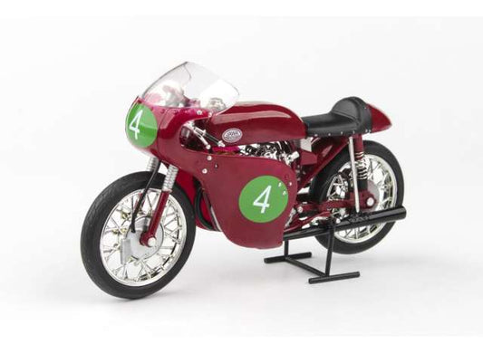 1961 Jawa 250R 2xOHC #4 Gustav Havel Czechoslovak Grand Prix Brno, red/green 1:18 Abrex Model