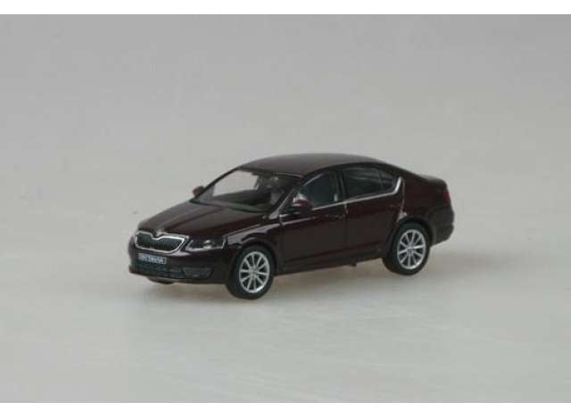 2012 Skoda Octavia III, rosso brunello metallic 1:43 Abrex Model