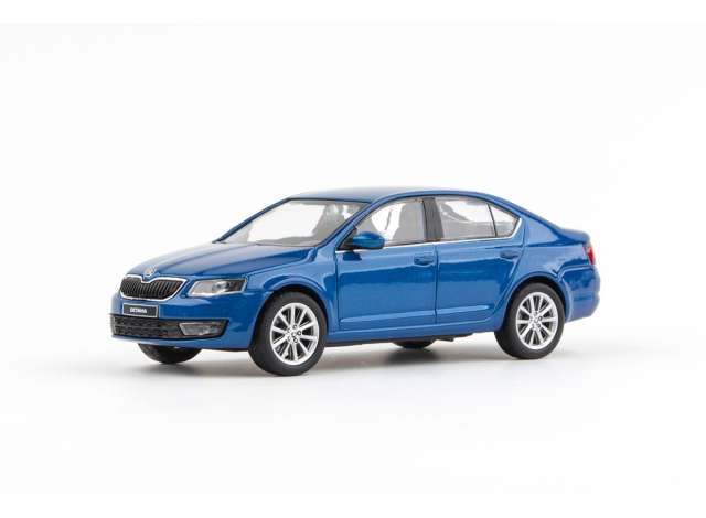 2012 Skoda Octavia III, blue race metallic 1:43 Abrex Model