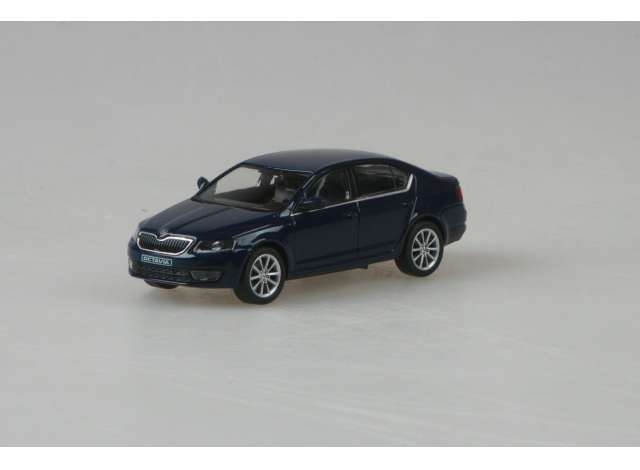 2012 Skoda Octavia III, blue pacific 1:43 Abrex Model