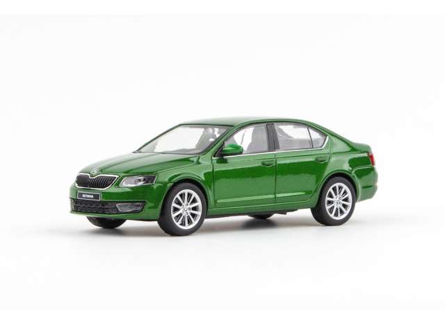 2012 Skoda Octavia III, rallye green metallic 1:43 Abrex Model