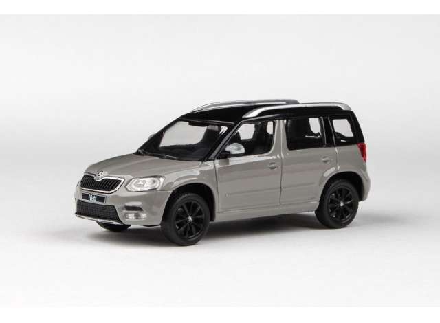 2013 Skoda Yeti FL, grey steel 1:43 Abrex Model
