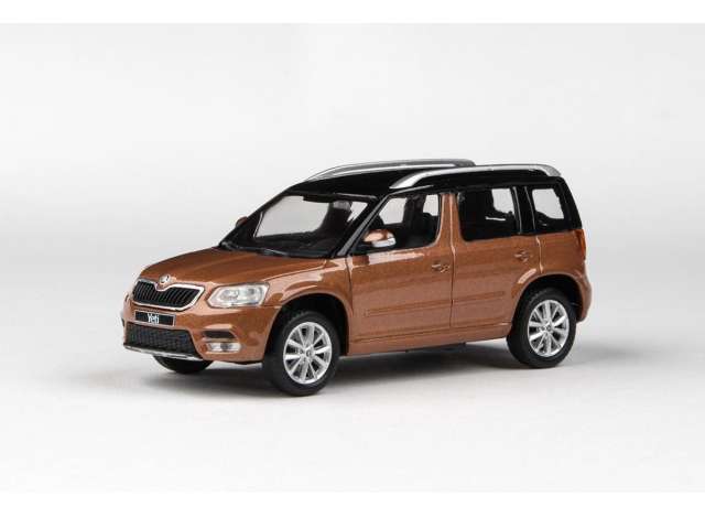 2013 Skoda Yeti FL, terracotta orange metallic 1:43 Abrex Model