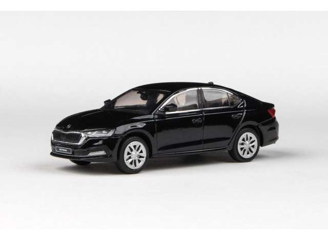 2020 Skoda Octavia IV, black crystal metallic 1:43 Abrex Model