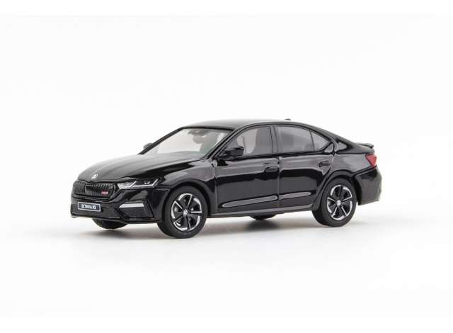 2020 Skoda Octavia IV RS, black crystal metallic 1:43 Abrex Model