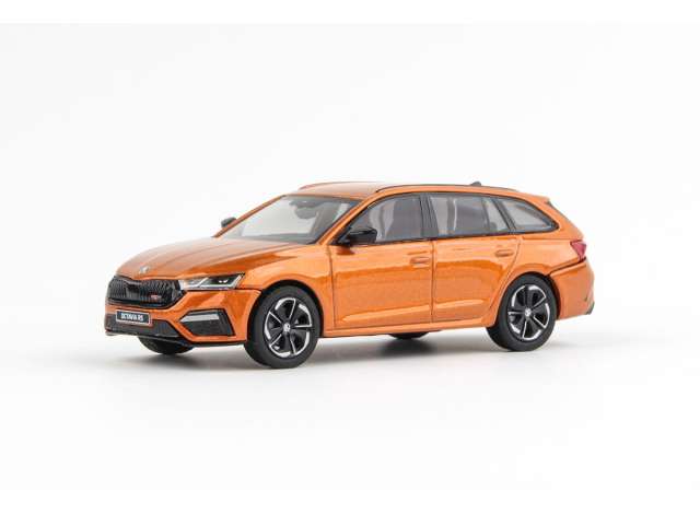 2020 Skoda Octavia IV Combi RS, phoenix orange metallic 1:43 Abrex Model