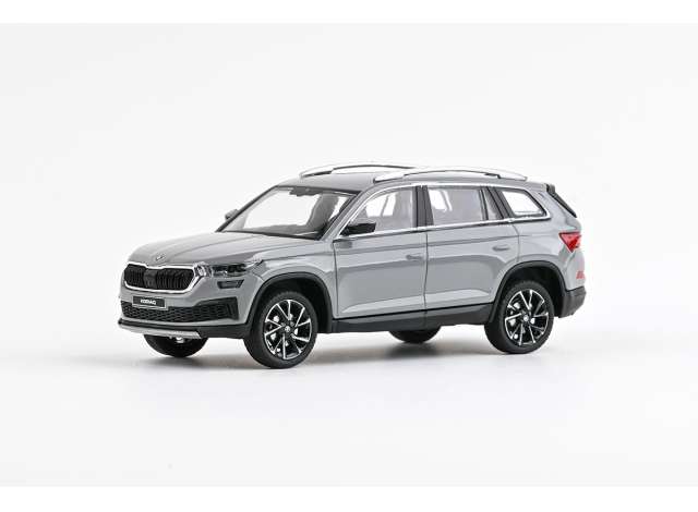 2021 Skoda Kodiaq FL, grey steel 1:43 Abrex Model