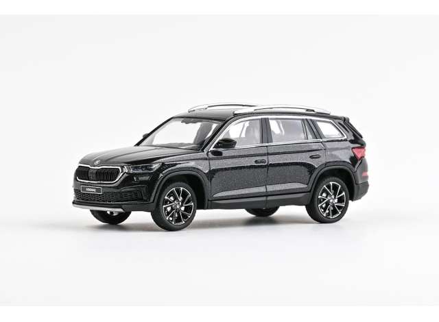 2021 Skoda Kodiaq FL, magic black metallic 1:43 Abrex Model