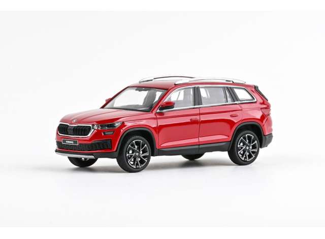 2021 Skoda Kodiaq FL, velvet red metallic 1:43 Abrex Model