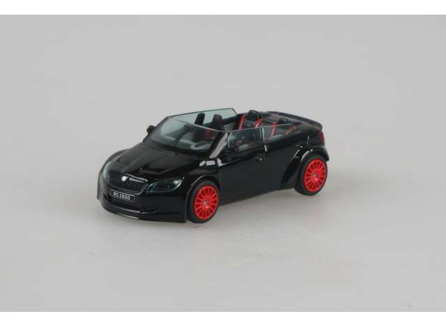 2011 Skoda Fabia II FL RS2000 Concept, black 1:43 Abrex Model