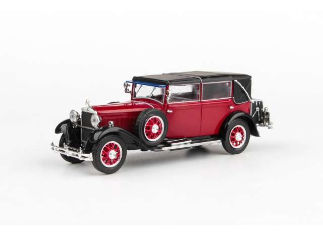 1932 Skoda 860, dark red 1:43 Abrex Model