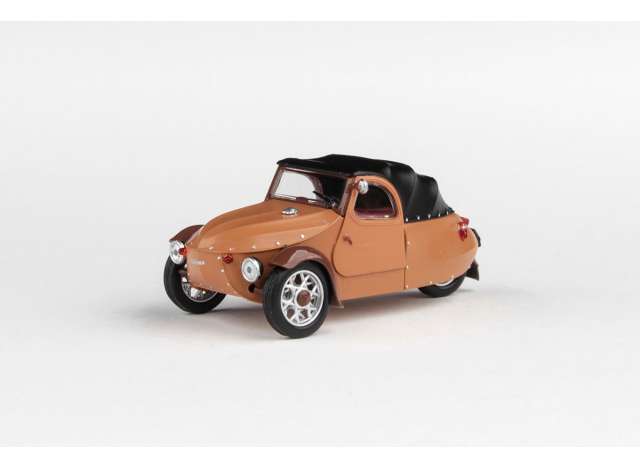 1966 Velorex 16/350, beige/black/brown 1:43 Abrex Model