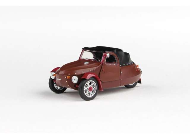 1966 Velorex 16/350, brown/black/cherry red 1:43 Abrex Model