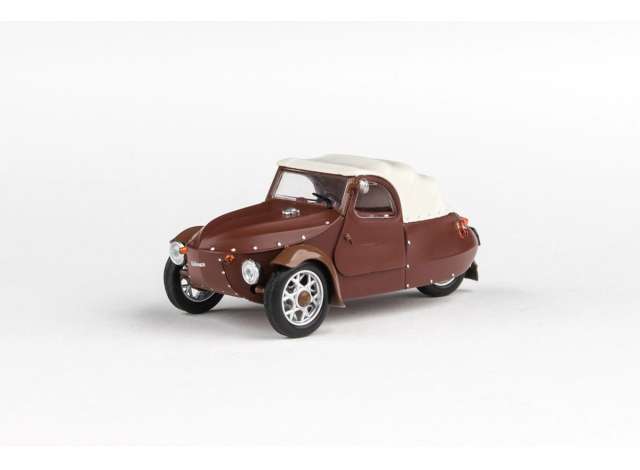1966 Velorex 16/350, brown/ light grey 1:43 Abrex Model