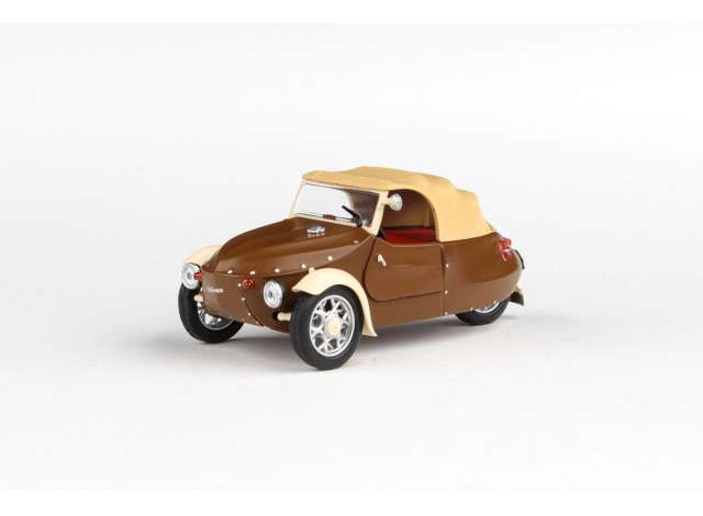 1966 Velorex 16/350, brown/light beige/ivory 1:43 Abrex Model