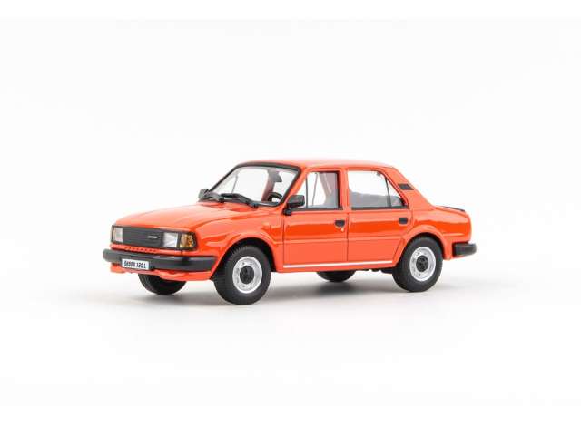 1984 Skoda 120L, brilliant orange 1:43 Abrex Model