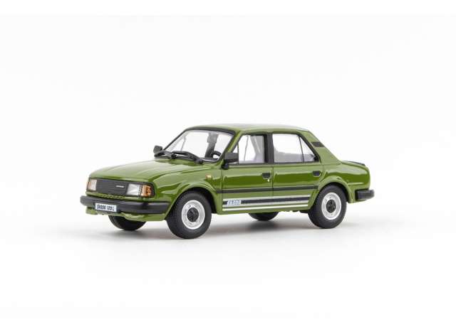 1984 Skoda 120L, olive green 1:43 Abrex Model