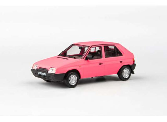 1988 Skoda Favorit 136L, pink matt 1:43 Abrex Model