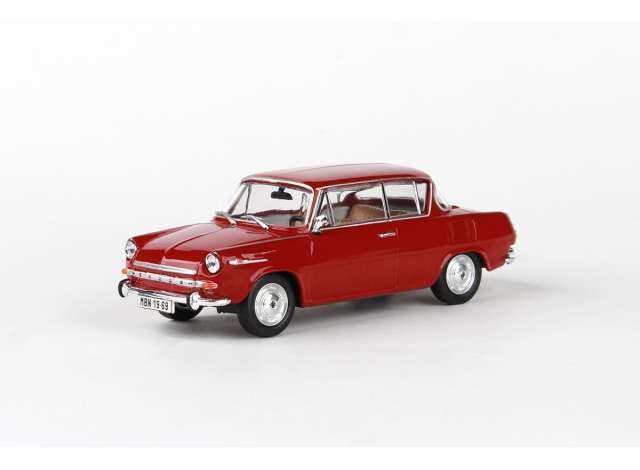 1969 Skoda 1100MBX, ruby red 1:43 Abrex Model