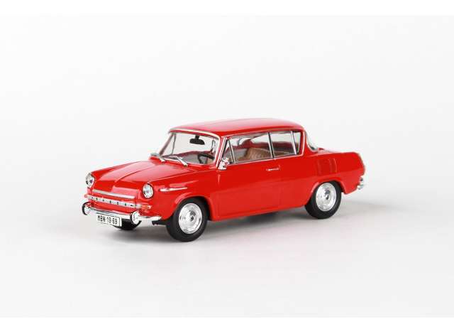 1969 Skoda 1100MBX, orange red 1:43 Abrex Model