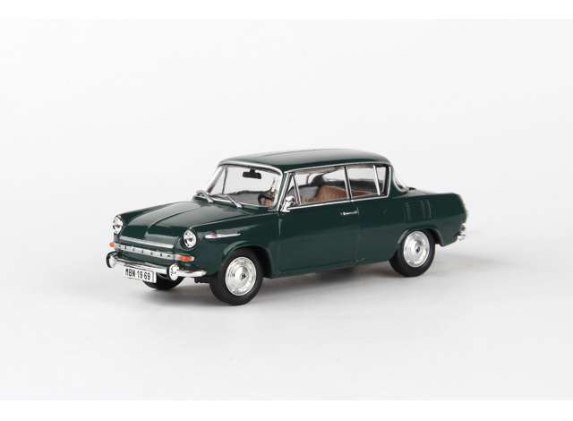 1969 Skoda 1100MBX, dark green 1:43 Abrex Model