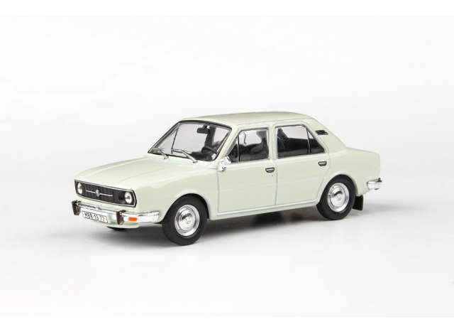 1977 Skoda 105L, ice white 1:43 Abrex Model
