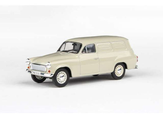 1965 Skoda 1202 Panel Van, platin grey 1:43 Abrex Model