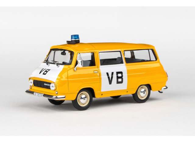 1974 Skoda 1203 Czechoslovak Communist Police, yellow/black 1:43 Abrex Model