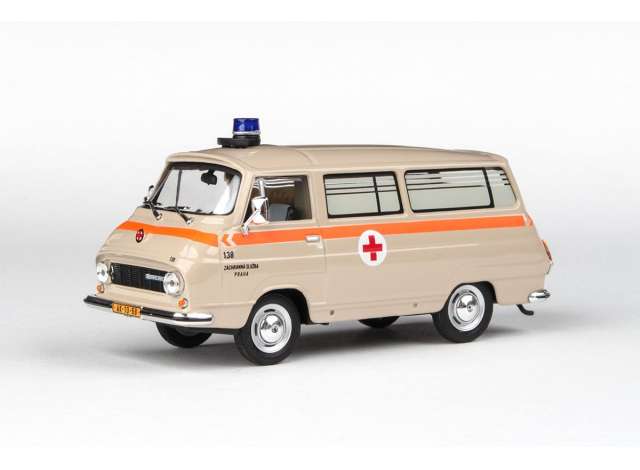 1974 Skoda 1203 EMS of Prague 138, beige/orange 1:43 Abrex Model