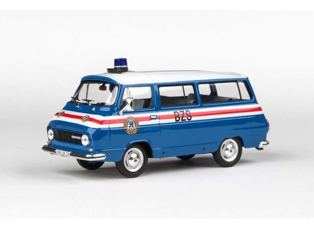 1974 Skoda 1203 Mining Rescue Service, blue/white/red 1:43 Abrex Model