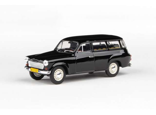 1964 Skoda 1202 Funeral Car, black 1:43 Abrex Model