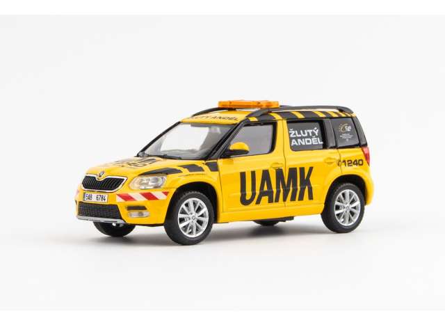 2013 Skoda Yeti FL *UAMK*, yellow/black 1:43 Abrex Model