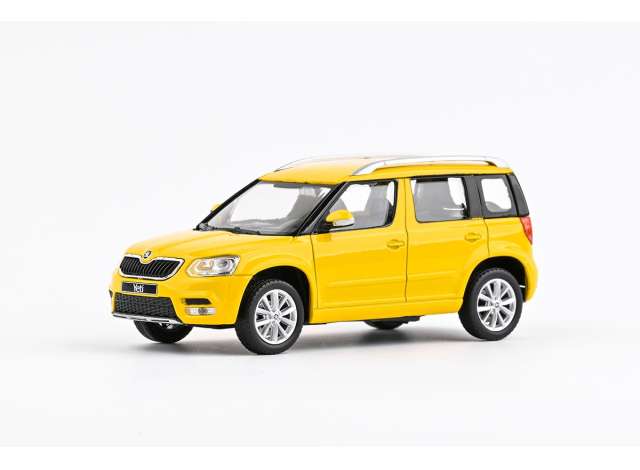 2013 Skoda Yeti FL, yellow taxi 1:43 Abrex Model