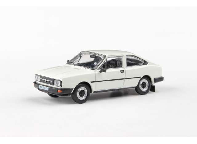 1982 Skoda Garde, ice white 1:43 Abrex Model